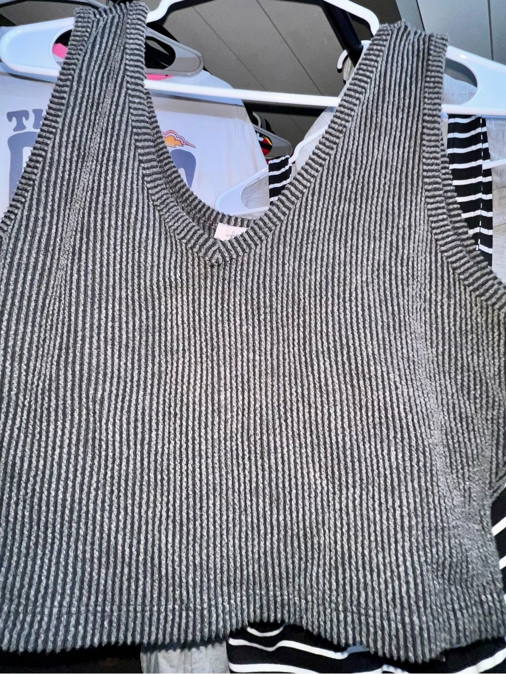 Large white birch cami/crop/bra top